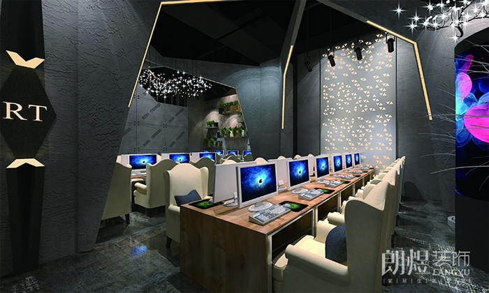 成都瑞騰網咖裝修效果圖