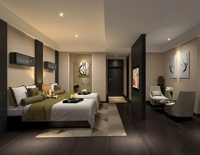 成都精品酒店客房設計效果圖