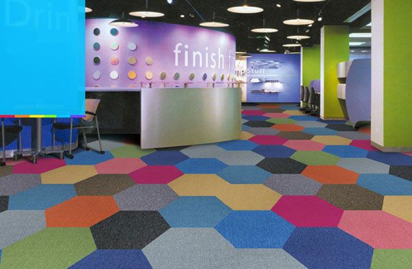 辦公室-尼龍地毯擺裝飾效果