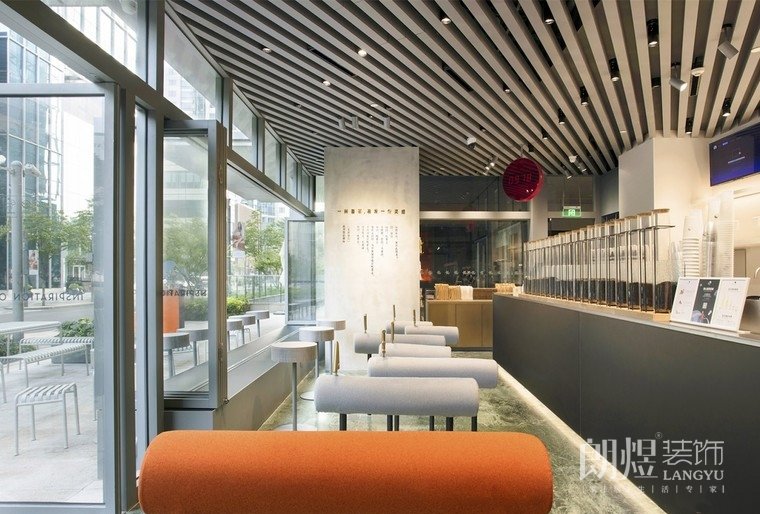 奶茶店大體效果圖