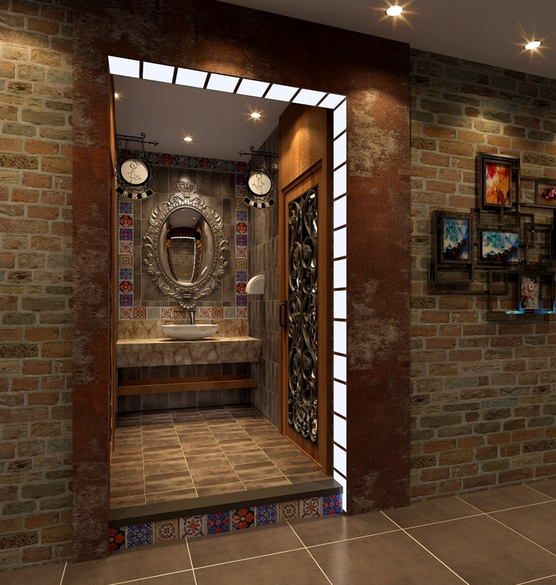 吧友網吧(網咖)廁所效果圖