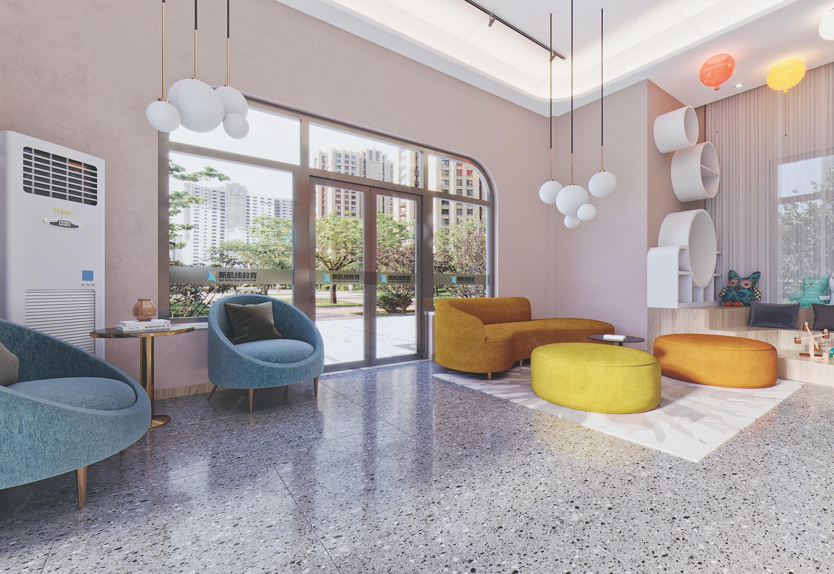 教育機構(gòu)裝修設計效果圖