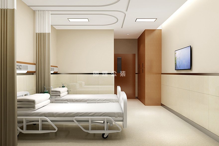社區醫院病房室設計效果圖