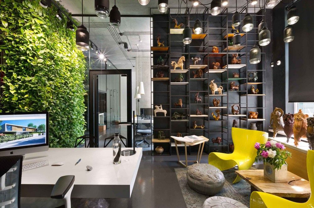 寫字樓夾層搭建裝修效果圖