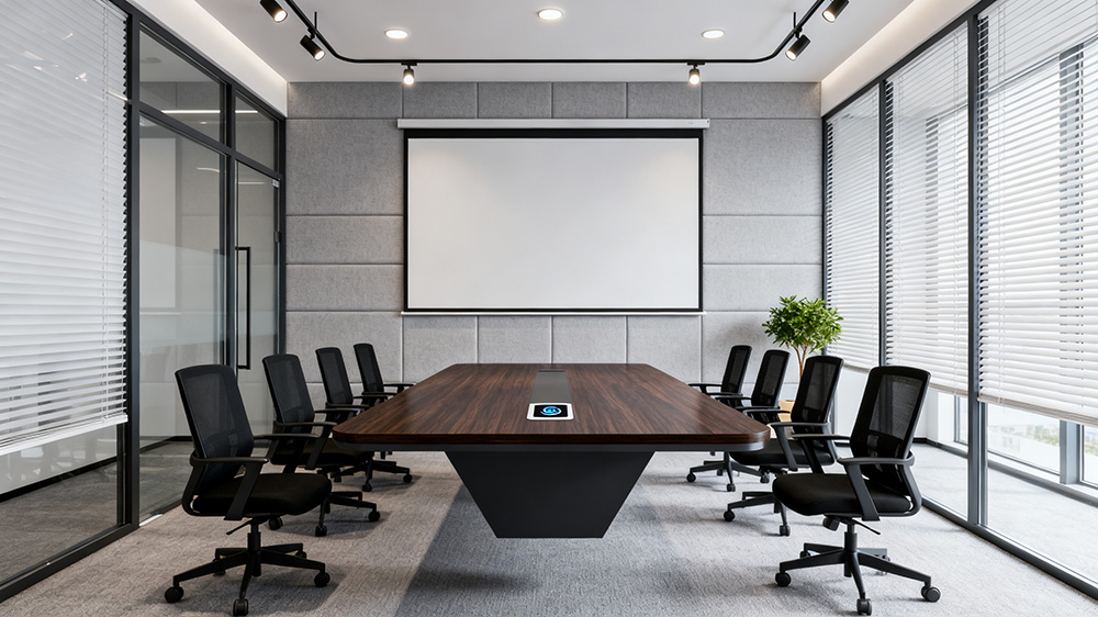 完全獨立的會議室空間設計裝修效果圖