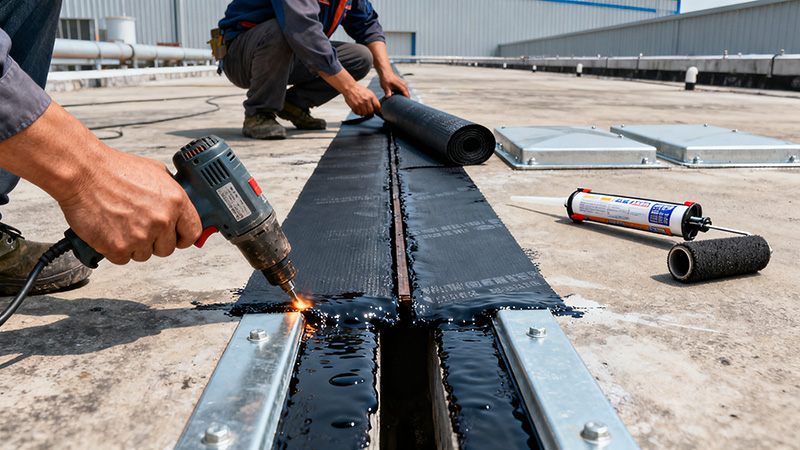 鋼結構廠房防水施工
